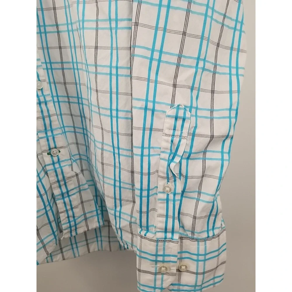 Tommy Hilfiger Long Sleeve Button Up Custom Fit Plaid Shirt 15.5-16 Medium‎ - Picture 4 of 6